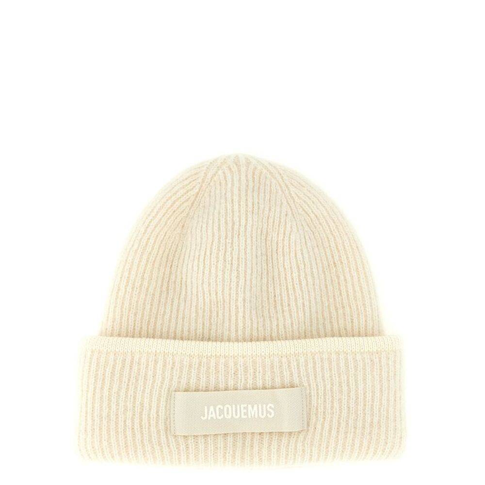 Jacquemus White Wool Men's Beanie